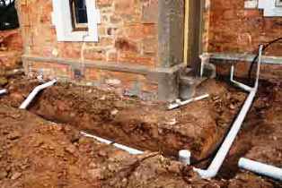 outside drainage Westcombe Park
